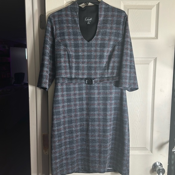 connected apparel Dresses & Skirts - Connected Apparel Plaid Dress Size 16